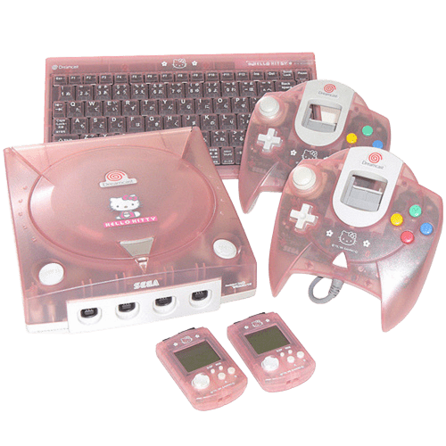 SEGA Dreamcast in pink