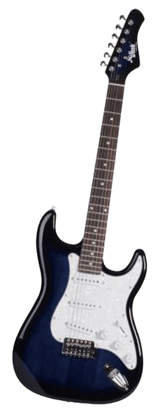 a black and white eguitar